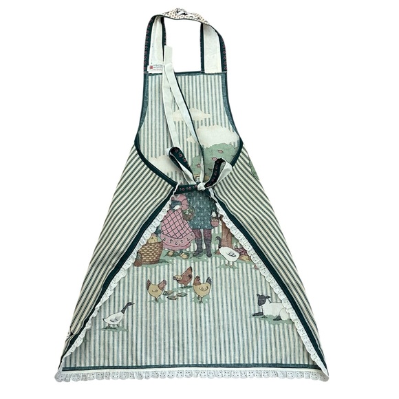 FRENCH COUNTRY FARMER APRON FABRIC BY JOAN KESSLAER - Picture 2 of 4